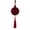 A, variant on DefiDgd 3.15inch Christmas Flocked Ball with Tassel Adorned,Embossed Velvet Hanging Ball Decor for Christmas Tree Wall Window Wedding Holiday Party Home Ornament(D)