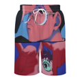 thumbnail image 4 of DanDaDan Short Sweatpants Summer Daily Cozy Lounge Shorts 3D Printed Beach Shorts Sweatpants With Drawstring And Pockets, 4 of 7