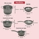 thumbnail image 4 of Batería de Cocina de Acero inoxidable Quirurgico De 8 Pzs RH-2062 Plateada Royal Haus, 4 of 4