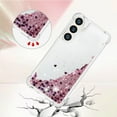 thumbnail image 4 of Case for Samsung Galaxy S24 FE Case Glitter Cute Bling Love Liquid Quicksand Clear Soft TPU Girls Women Stylish Bumper Shockproof Protective Cover for Samsung Galaxy S24 FE Rose Gold YB, 4 of 14