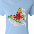 thumbnail image 4 of Inktastic Watermelon Butterfly Women's T-Shirt, 4 of 5