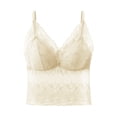 thumbnail image 4 of DAFPZW Lace Bralette for Women V-Neck Camisole Lingerie Adjustable Spaghetti Strap Tube Slim Tank Tops with Built in Bra, 4 of 6