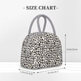 thumbnail image 2 of Fotbe Heart Leopard Bolsa de Almuerzo con Estampado, Lonchera Aislada, Contenedor de Comida Reutilizable Tipo Cooler a Prueba de Fugas, 2 of 6