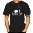 thumbnail image 2 of Stranger Style Pop Culture Things Eleven Cosplay Mens Black Size S-6XL T-Shirt, 2 of 5