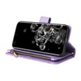 thumbnail image 6 of Feishell for Samsung Galaxy S20 Ultra 6.9 inch Zipper Wallet Case with Wrist Strap & Shoulder Strap,Premium PU Leather Magnetic Clasp Flip Holder Card Slots Crossbody Phone Case for Women Men,Purple, 6 of 18