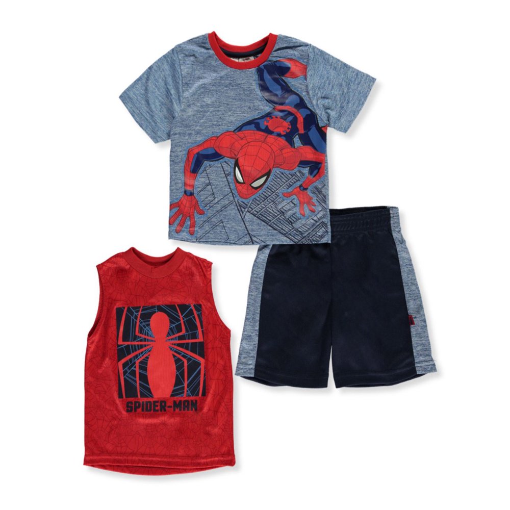 spiderman t shirt and shorts