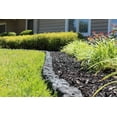 thumbnail image 3 of Rubberific Landscape Edging, 4' Gray Cobblestone Rubber Flower Garden Edging Border (4 Pack), 3 of 9