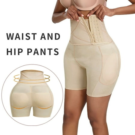 

B91xZ Lingerie For Women Butt Shapewear Body Panties Lifter Slimming High Panties Shaper Control Waist Lingerie with Push up Bra Khaki XL