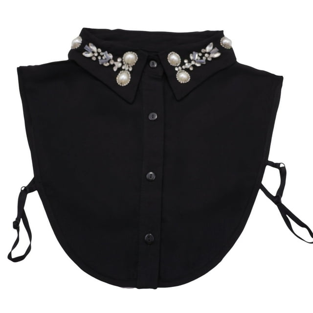 BotaniNest et Col en Perles Demi-Chemise Détachable Ajustable Blouse Faux Dickey pour