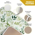 thumbnail image 4 of Sage Green Dish Drying Mat - Tropical Leaf Drying Pad 16x18 Inch Spring Summer Dish Drainer Mat Protector for Kitchen Countertops Counter, 4 of 6