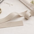 thumbnail image 3 of UNIQUE CREATIV Cut Edge Linen Ribbon, Beige, 25 mm × 2.7 m (0.98 in × 3 yd), 3 of 4