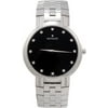 Movado Faceto Black Dial Stainless Steel Mens Watch 0606237