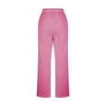 thumbnail image 5 of Fnooota Sweatpants for Women, Workout Elastic Waist Casual 2 Piece Jogger Pants Pink Size XL, 5 of 6