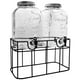 thumbnail image 4 of Dispensadores Bebidas, Vitrolero de Vidrio Grueso, Tipo Mason Jar para Bebidas Frías; Aguas Frescas, Capacidad de cada Vitrolero 5 Litros, 4 of 8