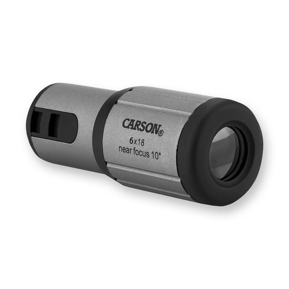 Carson CloseUp 6x18mm Close-Focus Lightweight and Compact Monocular