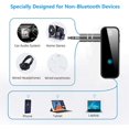 thumbnail image 2 of Receptor Bluetooth 5.0 para automóvil, BR-Vie Adaptador Bluetooth Jack de 3,5 mm con llamadas manos libres, Receptor Bluetooth auxiliar para automóvil, Sistema de transmisión de música en el hogar, Al esquí esquí Gafas de esquí, 2 of 5