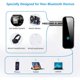 thumbnail image 2 of Receptor Bluetooth 5.0 para automóvil, BR-Vie Adaptador Bluetooth Jack de 3,5 mm con llamadas manos libres, Receptor Bluetooth auxiliar para automóvil, Sistema de transmisión de música en el hogar, Al esquí esquí Gafas de esquí, 2 of 5
