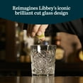 thumbnail image 2 of Libbey Hobstar Double Old Fashioned Glasses, Clear Cut Glass Drinking Glasses Set of 4, Durable, Vintage Whiskey Glasses for Cocktail, Drinks and More, 2 of 5