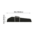 thumbnail image 2 of Allen Company Eldorado 46 inch Rifle Case, Black, Soft Case, 2 of 10