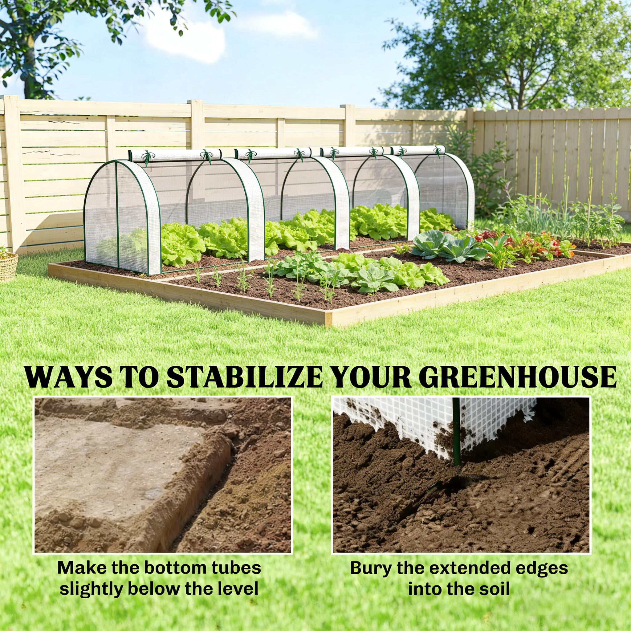 Portable Wide Mini Greenhouse