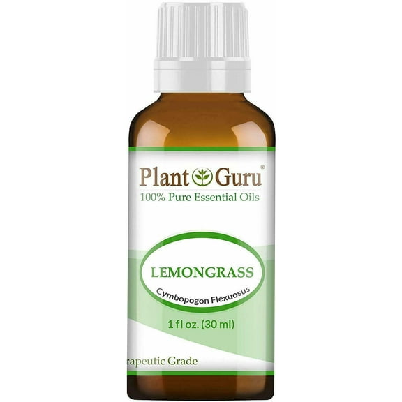 Lemongrass Essential Oil 1 oz. / 30 ml. 100% Pure Natural Undiluted Therapeutic Grade For Aromatherapy Diffuser, Natural Healthy Skin, Body and Hair Growth