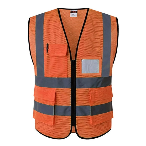 Chaleco de seguridad de visibilidad, tamaño colores para