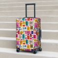 thumbnail image 6 of Fuzoiu Cute Doodles Print Suitcase Cover,Washable Luggage Covers for Suitcase,Elastic Luggage Protector Cover,Scratch Resistant Travel Suitcase Covers-Medium, 6 of 7