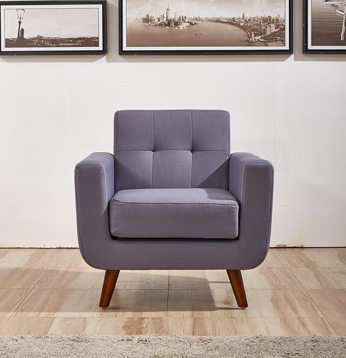 US Pride Modern style linen fabric accent Chair