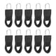 thumbnail image 1 of Sonducket Tirador de cremallera de repuesto para ropa, fijador de cremallera desmontable para bolsa de viaje, maleta, mochila, fijador de Accesorios de disfraces negro 8 # 10 piezas, 1 of 6