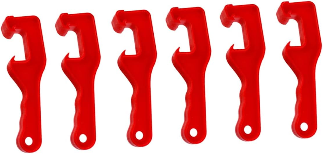 6 Pcs Open Lid Wrench Bulk Bottle OpenersTool Bucket Lid Plastic Bucket