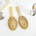 thumbnail image 3 of Joernso Comfortable Grip Hair Comb No Odor Bamboo Narrow-Tooth Scalp Comb for Bathroom, 3 of 8