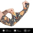 thumbnail image 3 of Uemuo Turtles and Sea Plants Printed Arm Sleeves, Cooling UV Sun Protection Sports Compression for Men/Women, 3 of 8