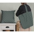 thumbnail image 5 of Soimoi Green Rayon Crepe Fabric Arrow & Diamond Geometric Printed Fabric 1 Yard 46 Inch Wide, 5 of 5