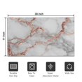 thumbnail image 5 of Gray Rose Gold Marble Pattern Door Rugs,Washable Non Slip Door Mats Indoor,Decorative Door Mats,Entry Mat Indoor for Entrance,Bedroom,Kitchen,Bathroom,17"x30", 5 of 6