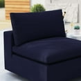 thumbnail image 4 of Lounge Sofa Middle Chair, Sunbrella, Blue Navy, Fabric, Modern Contemporary, Outdoor Patio Balcony Cafe Bistro Garden Furniture Hotel Hospitality, 4 of 8