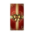 thumbnail image 1 of SIfdSeng Rideau de Porte Get it Fast Rouge et Or Enveloppé Rideau de Porte Élégant Fête d'Hiver Intérieure et Extérieure Merry Suspension de Porte, 1 of 6
