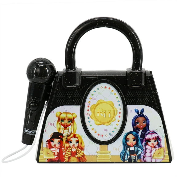 Rainbow High Sing-A-Long Karaoke Purse in Black