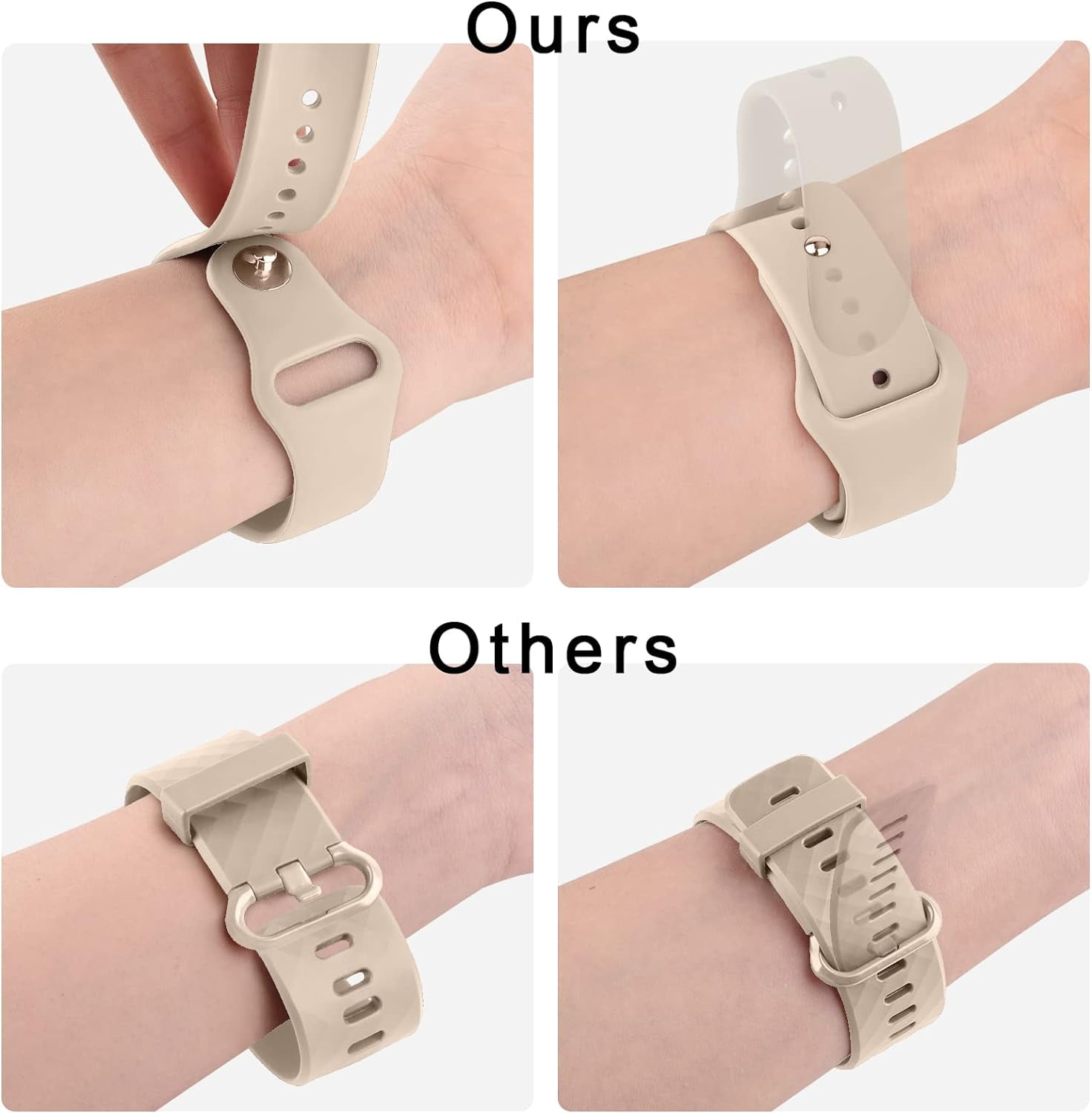 CRKMGS-Bands Compatible with 20mm Watch Bands, Quick Release Soft Silicone Sport Replacement Strap for Smartwatch with 20mm Watch Lugs for Women Men