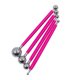 thumbnail image 2 of Naiovety 4 Uds. De herramientas de acero inoxidable, gránulos esféricos para tallar, pluma de coser de doble cabeza, accesorios de cocina para Herramientas y accesorios para hornear Rojo rosado, 2 of 6