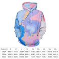 thumbnail image 2 of Abstract Marble Print Art Men's Women Vintage 3D Hooded Sweatshirt - All-Season Loose Fit Streetwear, 2 of 6