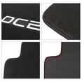 thumbnail image 4 of Ikon Motorsports Compatible with 94-01 Acura Integra DC2 Logo OE Factory Style Black Nylon Carpet Car Floor Mats Front Rear 5PC Black, 4 of 8