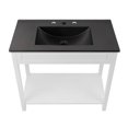 thumbnail image 4 of Modway Altura 36" MDF Ceramic and Particleboard Bathroom Vanity in White/Black, 4 of 4