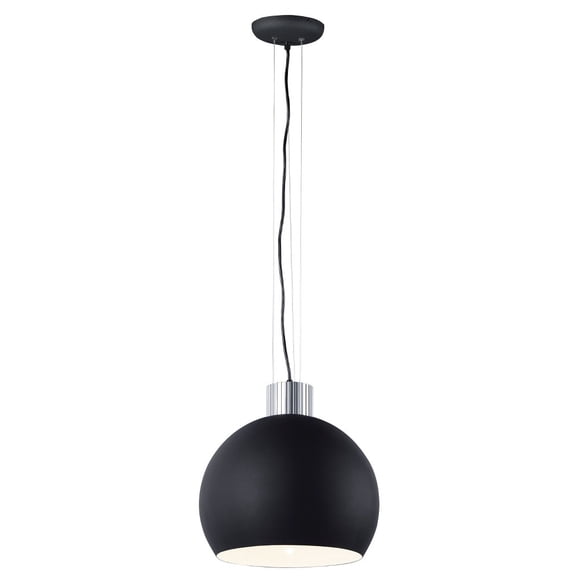 25238SABK-Maxim Lighting-Storehouse-12W 1 LED Pendant-15 Inches wide by 14.5 inches high