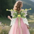 thumbnail image 3 of Fairy Wings for Women - Mother Nature Costume Woodland Elf Wings with Colorful Flowers Leaves and Vines for Adults Butterfly Wings for Renaissance Renfaire Fairy Costume Photoshoot, 3 of 5