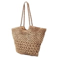 thumbnail image 1 of Bolso De Hombro Bolso de playa de verano de vacaciones de playa huecas casuales Portátiles para vacaciones junto al mar, 1 of 7