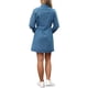 thumbnail image 3 of VESTIDO DE JEAN PARA MUJERES INSPIRE CHIC, CON CUELLO Y MANGA LARGA, BOLSILLOS, CORTA EN A, LARGO A LA RODILLA, DENIM, TAMAÑO S, AZUL, 3 of 6