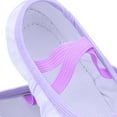 thumbnail image 4 of HAOTAGS Children's Dance Shoes, Soft-soled Ballet Breathable with Elastic Band Yoga Shoes Purple 26, 4 of 5