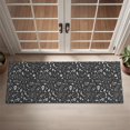 thumbnail image 2 of Black White Gothic Witch Skull Pattern Door Rugs,Washable Non Slip Door Mats Indoor,Decorative Door Mats,Entry Mat Indoor for Entrance,Bedroom,Kitchen,Bathroom,16"x47", 2 of 6