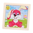 thumbnail image 1 of Rompecabezas de conejo de dibujos animados Salvador Habilidad fina Montessori, 1 of 10
