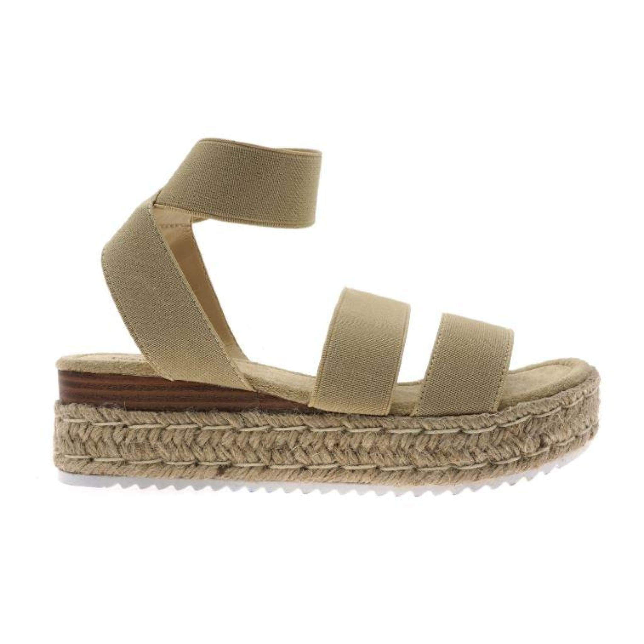 elastic espadrille sandals